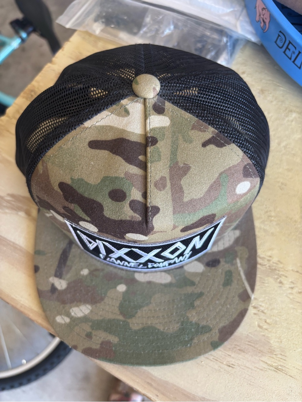 Classic Multicam Trucker Hat in Camouflage and Black
